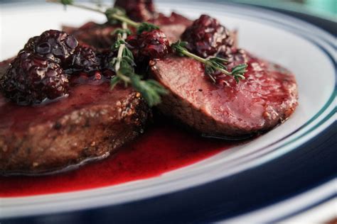 Venison Backstrap With Blackberry Sauce Jess Pryles