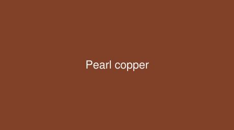 RAL Pearl Copper RAL 8029 Color In RAL Classic Chart