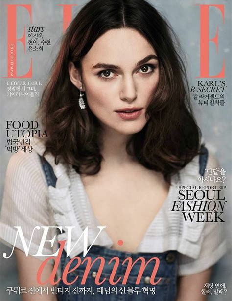 Keira Knightley Covers Elle Magazine Keira Knightley Portada Revista