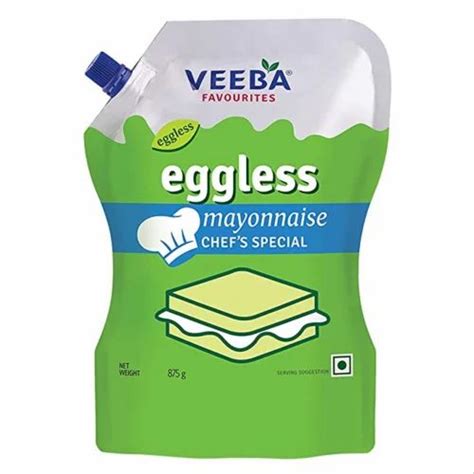 Veeba Eggless Mayonnaise Pouch 875gm Free Worldwide Shipping At Rs