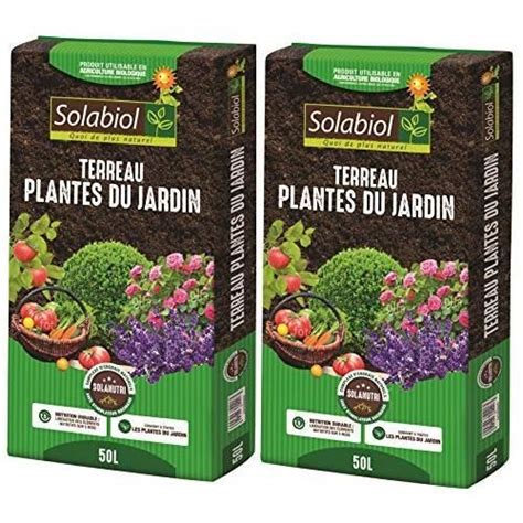 Solabiol Terjardi Terreau Plantes Du Jardin X L Jusqu Mois