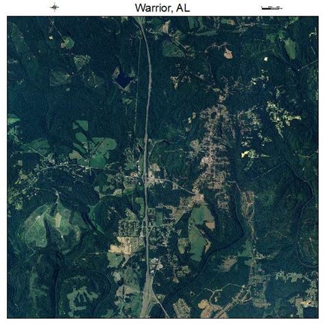 Aerial Photography Map of Warrior, AL Alabama