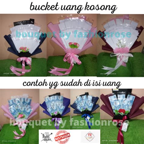 Jual Bucket Uang Kosong Slot Bisa Request Warna Bucket Snack Bucket