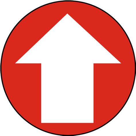 Directional Arrow Floor Sign Claim Your 10 Discount