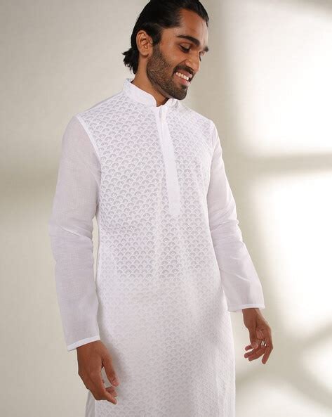 White Kurta Men