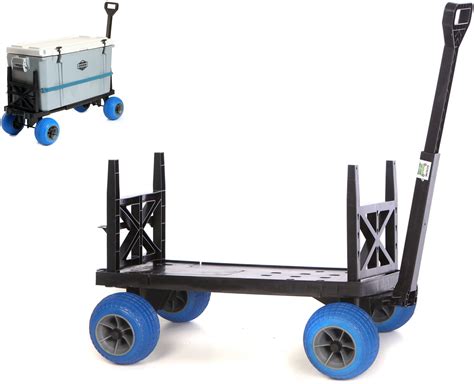 Cooler Cart With On Wheels Ice Chest Box Carrier Wagon Igloo Yeti