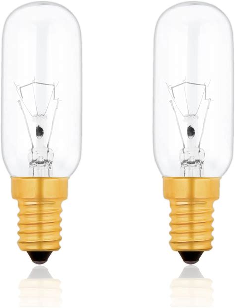 Pack Of 2 40w 240v Cooker Hood Bulbs Replacement Universal Small Screw