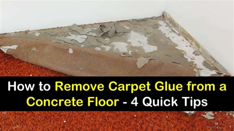 Best Way To Get Old Carpet Glue Off Concrete Resnooze