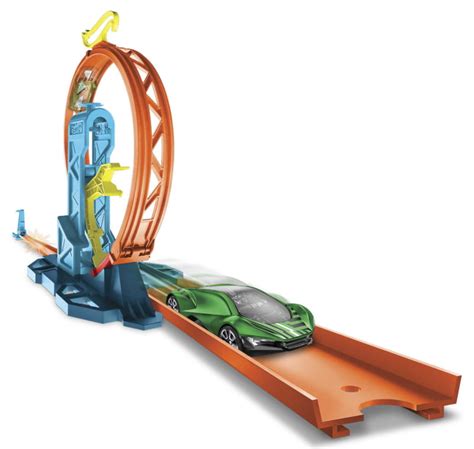 Hot Wheels Track Builder Unlimited Pętla Z Przyspieszeniem Tory samochodowe Pojazdy