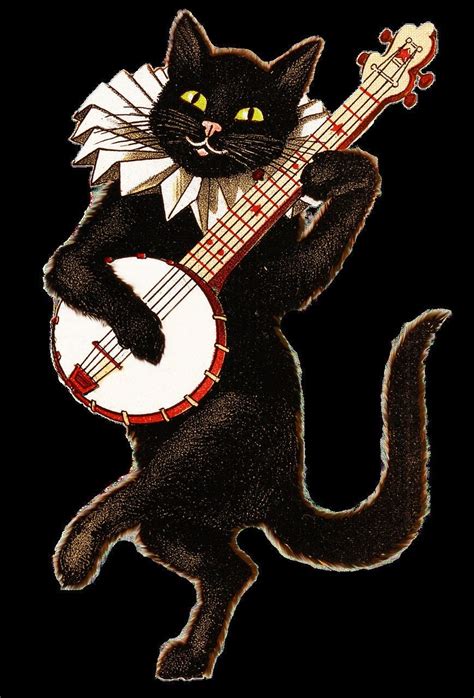 Cat Playing Guitar - Etsy