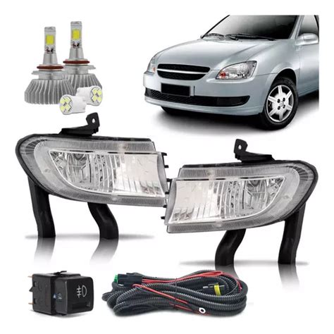 Kit Farol Milha Neblina Corsa Classic Led