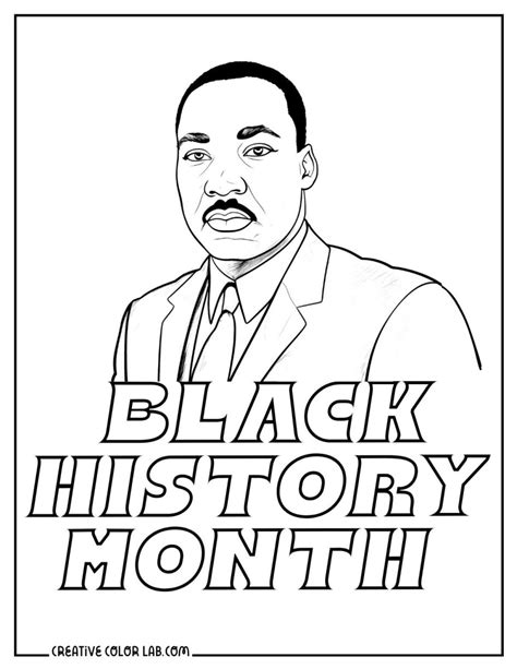 19 Black History Month Coloring Pages Free Pdf Printables