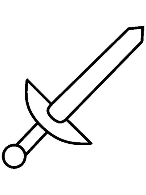 Sword Coloring Pages