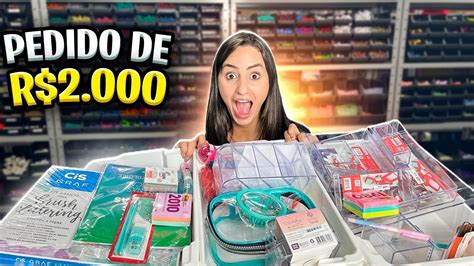 Pedido Gigante De R Mil Bal O Surpresa Papelaria Art Pel Youtube