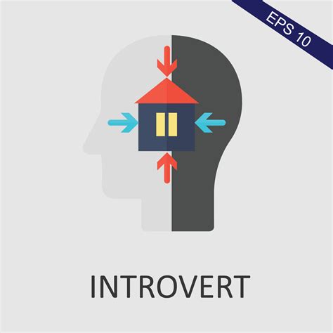 Introvert Flat Icon Vector Eps File 23883272 Vector Art At Vecteezy