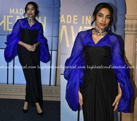 Sobhita Dhulipala Reik Made In Heaven Promotions High Heel Confidential