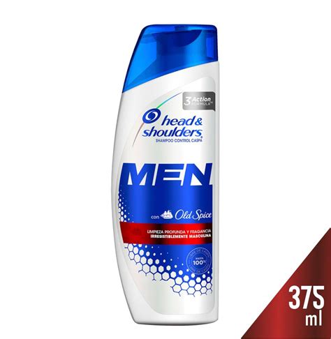 Shampoo Head And Shoulders Old Spice Hombres X 375 Ml Caoba