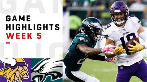 Vikings Vs Eagles Week 5 Highlights NFL 2018 YouTube