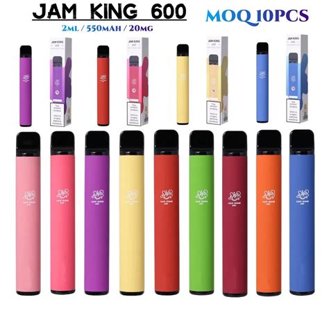 Original Jam King 600 Puff Vape 2ml Prefilled Vapes Disposable Puff