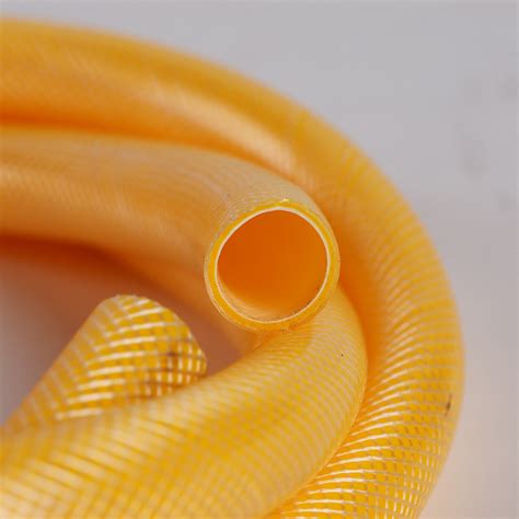 Non Torsion Clear PVC Braided Fiber Hose For Car Washing China Farm