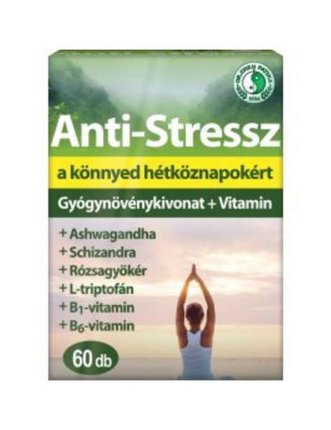 Anti Stressz Gy Gyn V Ny Vitamin Tabletta Dr Chen Prevenci Patika