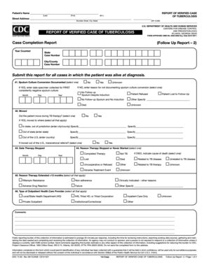 Fillable Online Public Health Oregon Tuberculosis Case Transfer Case