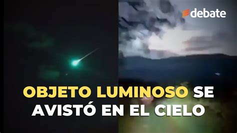 Objeto Luminoso Se Avist En El Cielo De Jalisco Michoac N Y Colima