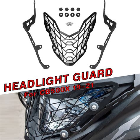 Motorcycle Headlight Head Light Guard Protector Headlamp Grille Cover