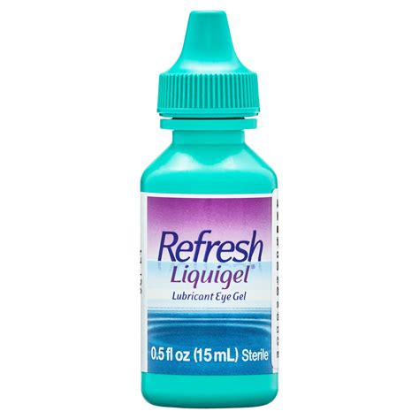 Refresh Liquigel Lubricant Eye Gel Preserved Tears 05 Fl Oz 15 Ml