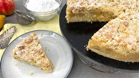 Apfelkuchen Mit Vanillestreusel Rezepte Kaffee Oder Tee Tv