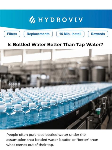 Hydroviv What S Wrong With Bottled Water Milled