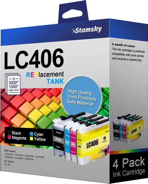 Amazon Stamsky Lc Ink Cartridges For Brother Printer For