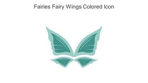 Fairies Fairy Wings Colored Icon In Powerpoint Pptx Png And Editable ...