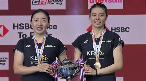 Badminton Talk On Twitter Thailandopen Women S Doubles Kim So