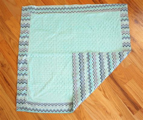 How To Sew A Cuddle® Minky Self Binding Receiving Blanket With Mitered