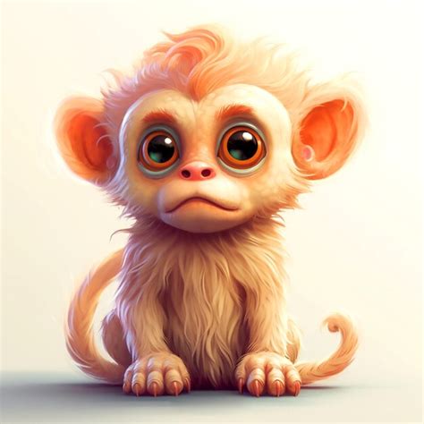 Macaco Dos Desenhos Animados No Estilo Disney Foto Premium