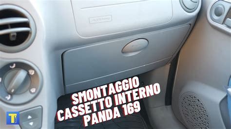 Come Si Smonta Il Cassetto Del Vano Portaoggetti Nella FIAT Panda 169