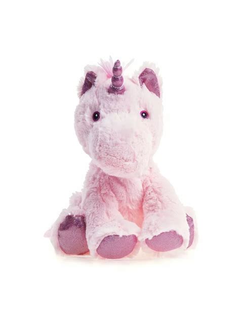 Peluche Licorne Rose Bouillotte l Artisan du bien être