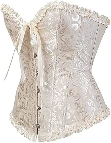 SxyBox Donna Sexy Burlesque Overbust Corsetto Corsetti Intimo Bustino