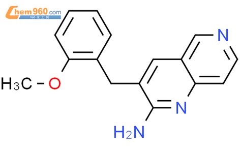 927890 93 5 1 6 Naphthyridin 2 amine 3 2 methoxyphenyl methyl CAS号