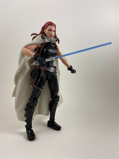 Custom Star Wars 6in Black Series Mara Jade Skywalker Figure Luke Jedi