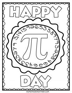 Free Pi Day Activity Printables Homemade Heather