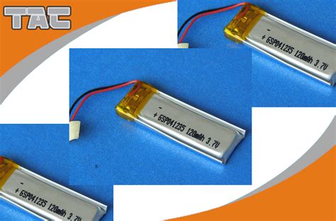 GSP041235 3 7V 120mAh Polymer Lithium Ion Battery For PDA MP3 MP4 Smart