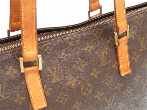 Authentic Louis Vuitton Monogram Cabas Mezzo Tote Bag M51151 Lv 0505 Ebay