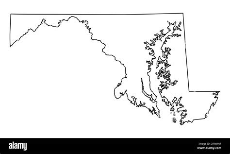 Maryland State Map Immagini E Fotografie Stock Ad Alta Risoluzione Alamy