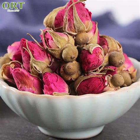 Loose Dried Red Rose Bud Herbal Tea Leaf