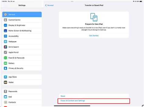 How To Factory Reset An Ipad And Erase All Content Techpp