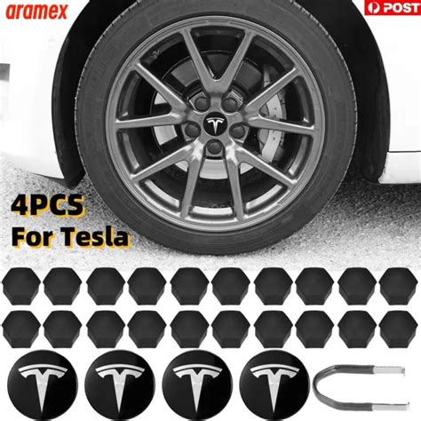 Car Aero Wheel Centre Hub Cap Cover Nut Lug Cover Clip For Tesla Model