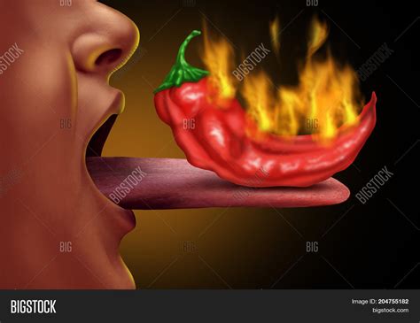 Eating Spicy Food Diet Image & Photo (Free Trial) | Bigstock