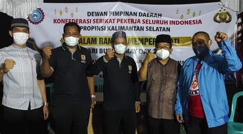 Peringati Hari Buruh Aliansi Buruh Banua Kalsel Gelar Bukber